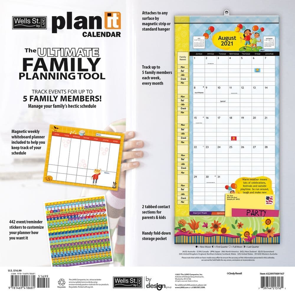 Moms Plan It Calendar 2022 202300001810 | July 2022 Calendar