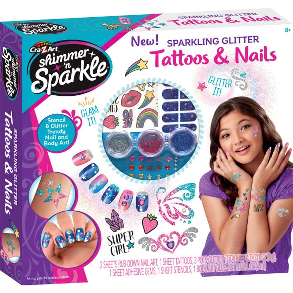 Glitter Nails and Tattoos Main Product Image