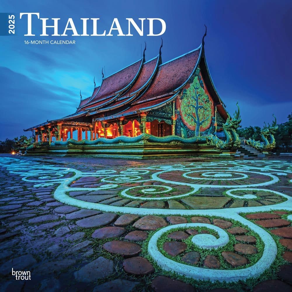 Thailand 2025 Wall Calendar