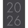 image Charcoal Booklet Monthly 2026 Planner Main Image
