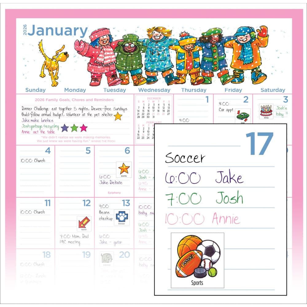 More Time Moms Fridge Calendar 2026 Magnetic Calendar Second Alternate Image