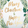 image Feature Text In Wreath Christmas Card Fifth Alternate Image width=&quot;1000&quot; height=&quot;1000&quot;