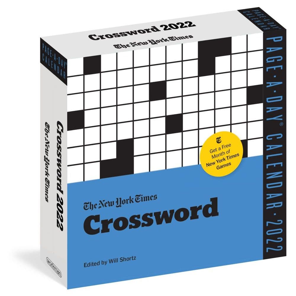 The New York Times Crossword 2022 Page-A-Day Calendar - Calendars.com