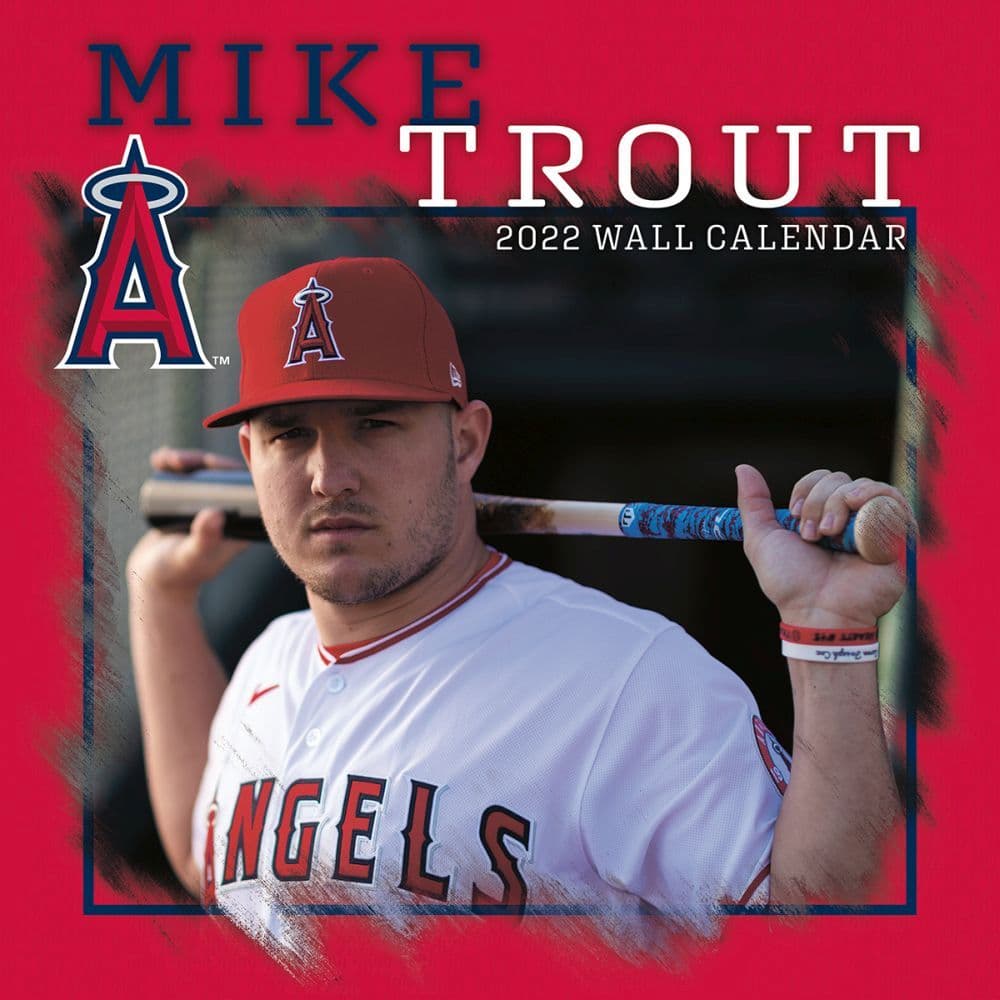 MLB Mike Trout Angels 2022 Wall Calendar