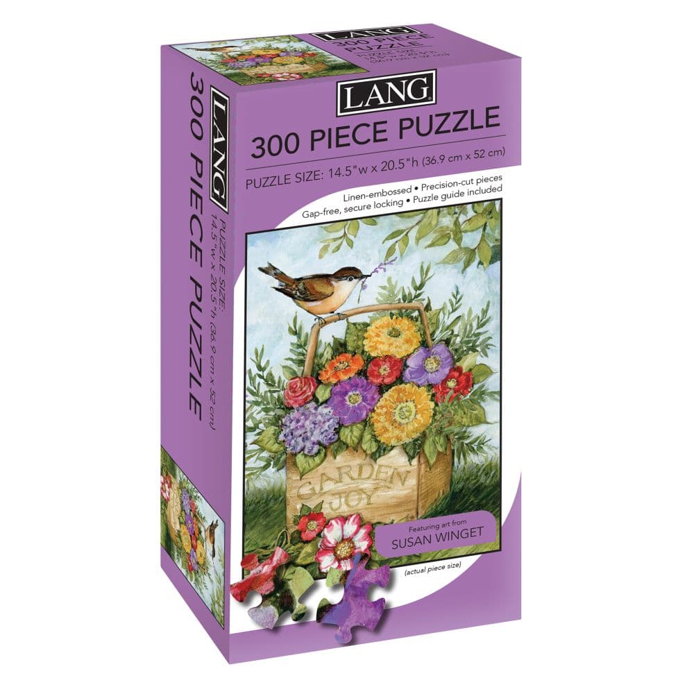 Garden Joy 300 Piece Puzzle - Calendars.com