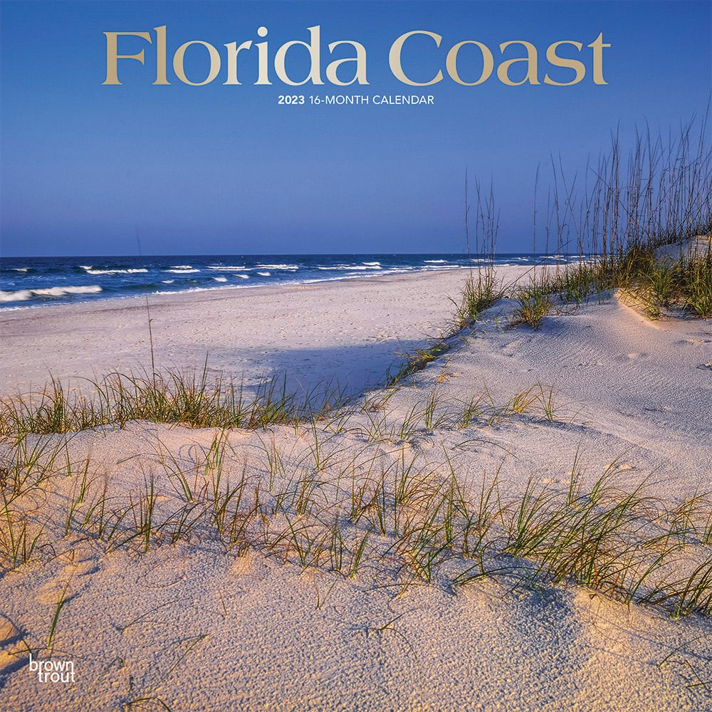 BrownTrout Florida Coast 2023 Wall Calendar
