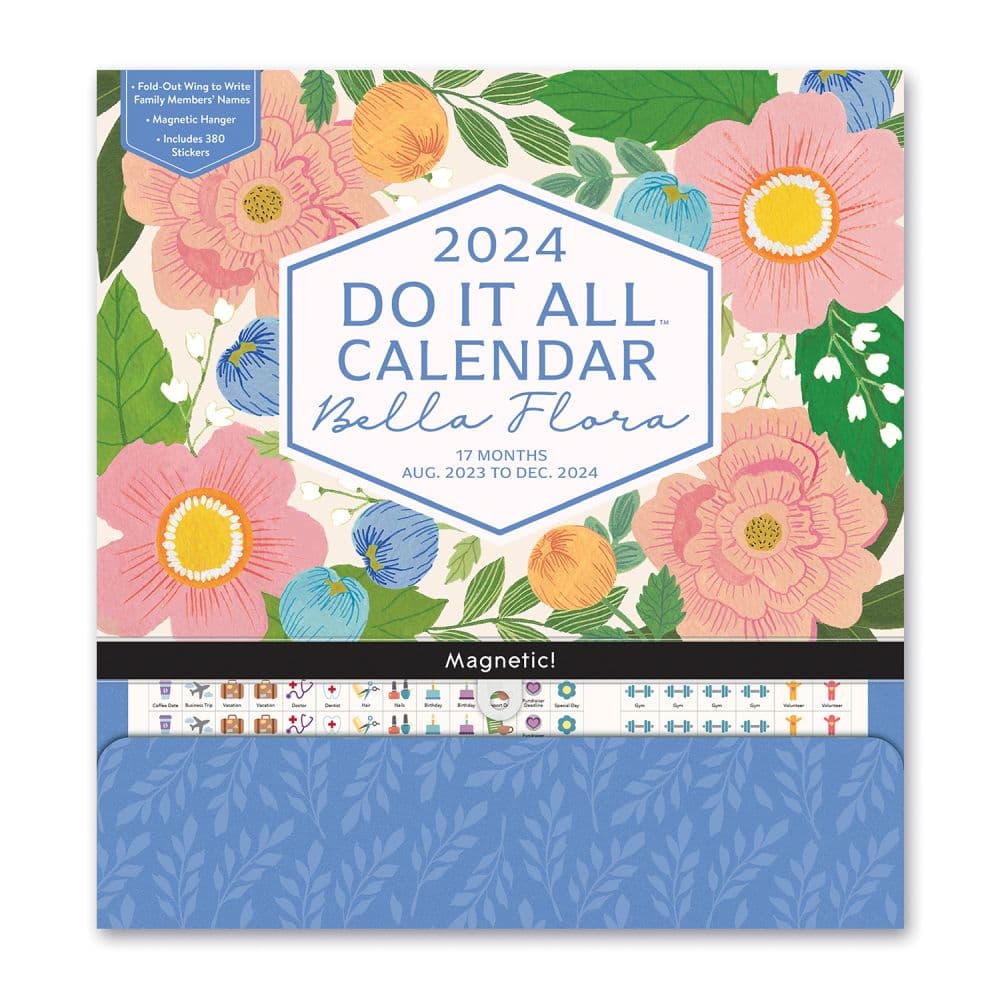Bella Flora Do It All 2024 Wall Calendar Main Image