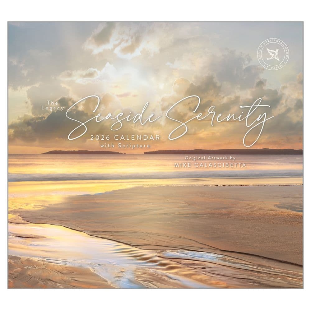 Seaside Serenity by Mike Calascibetta 2026 Wall Calendar Main Image