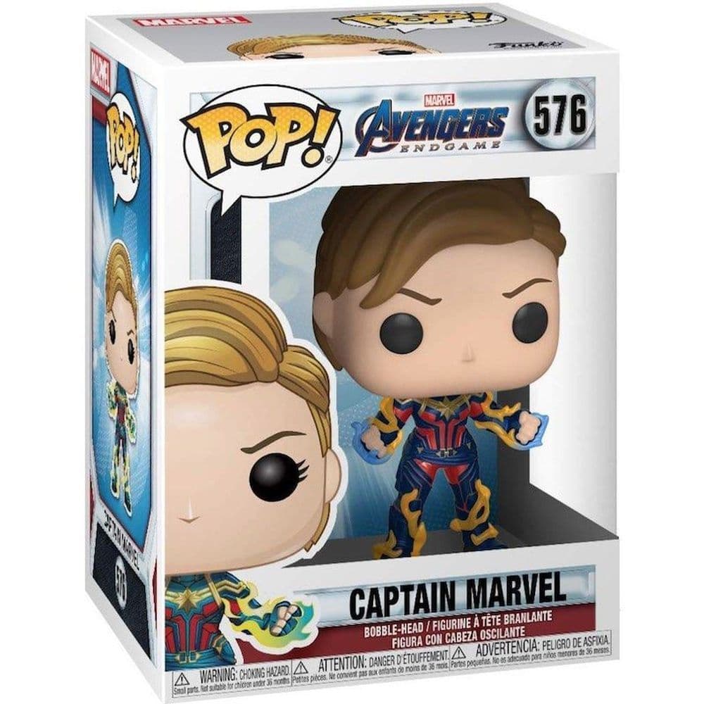 POP! Endgame Captain Marvel with New Hair Main Image