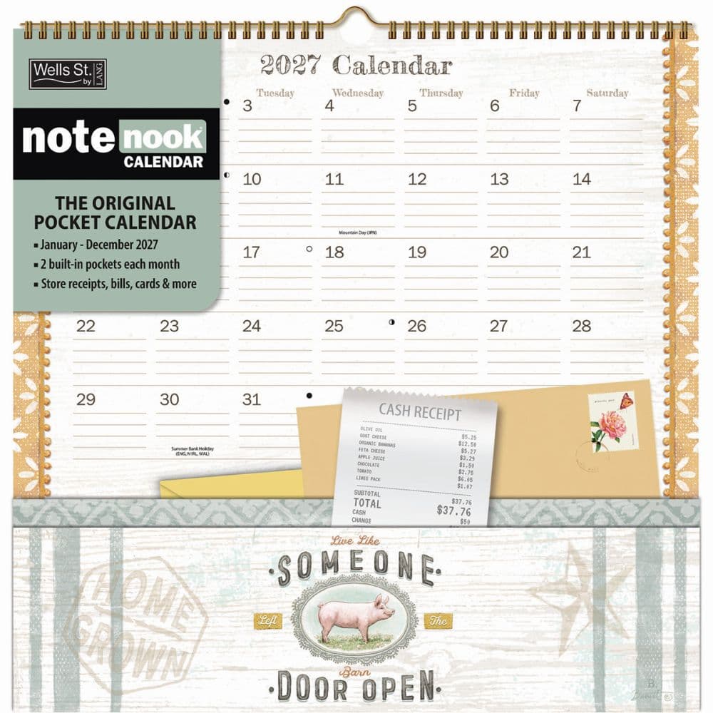 image Farm Fresh 2027 Note Nook 2027 Wall Calendar by Chad Barrett