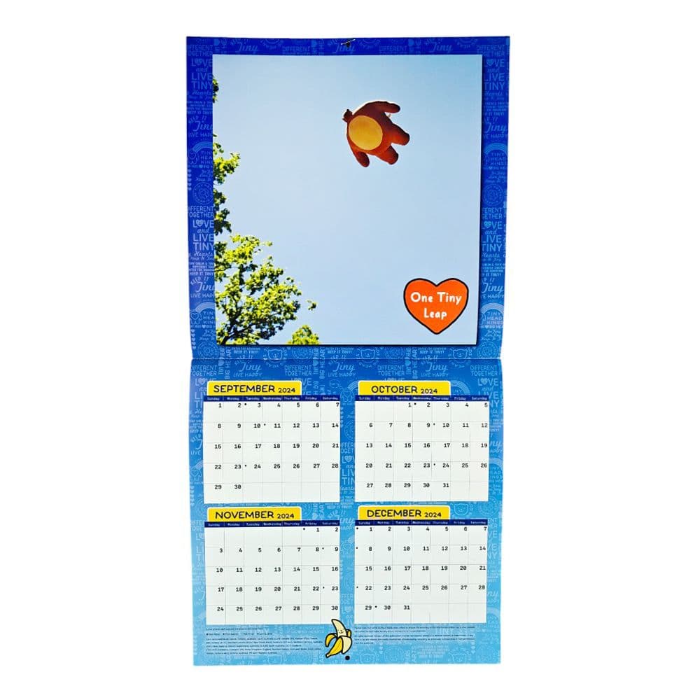 Tiny Headed Kingdom 2024 Wall Calendar Bonus Grid