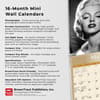 image Marilyn Monroe 2024 Mini Wall Calendar Fourth Alternate Image width=&quot;1000&quot; height=&quot;1000&quot;
