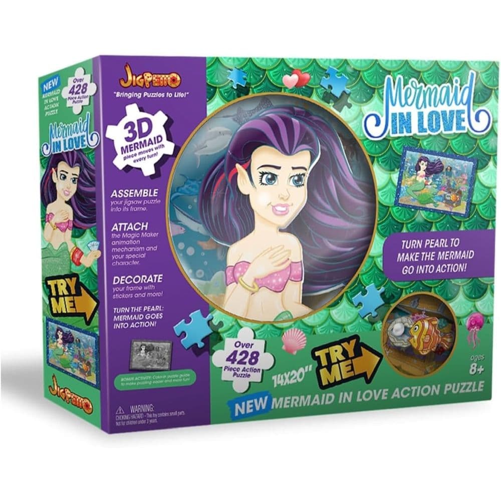Jigpetto Action Mermaid 428 Piece Puzzle Main Product Image