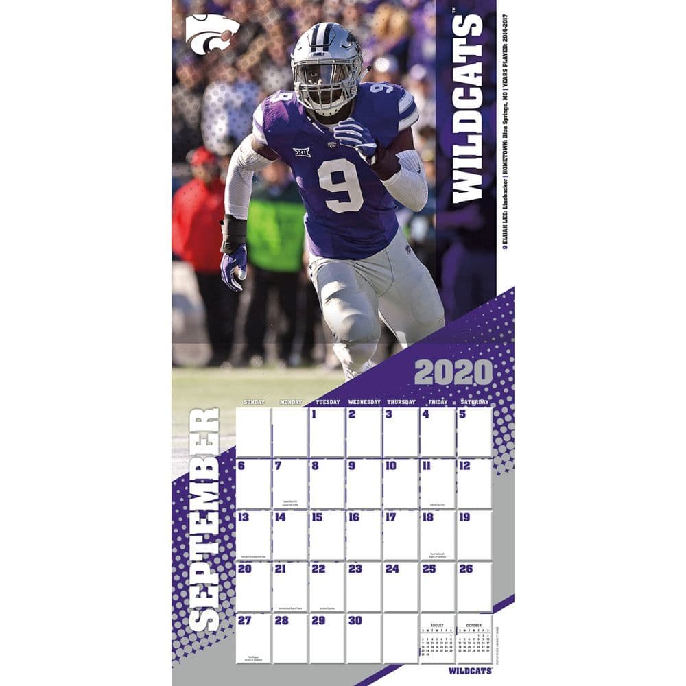 Kansas State Wildcats Wall Calendar