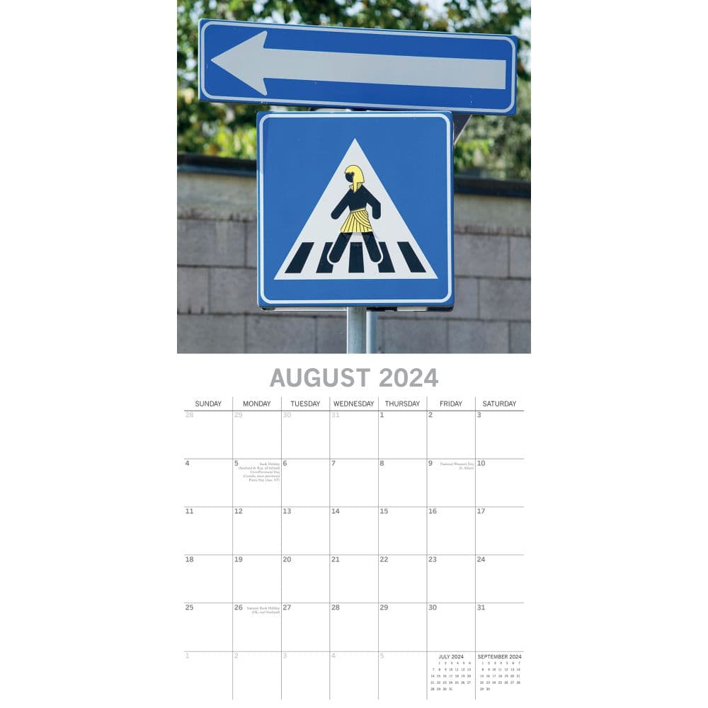 Danger Hilarious Road Signs 2024 Wall Calendar Third Alternate Image width=&quot;1000&quot; height=&quot;1000&quot;