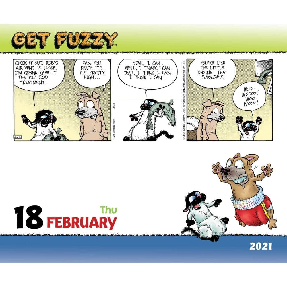 Get Fuzzy Desk Calendar Calendars com