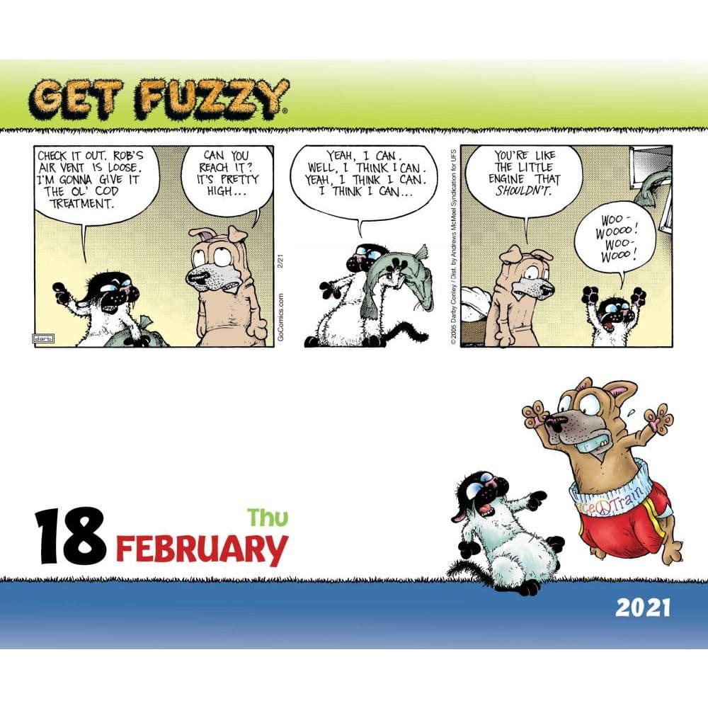 Get Fuzzy Desk Calendar