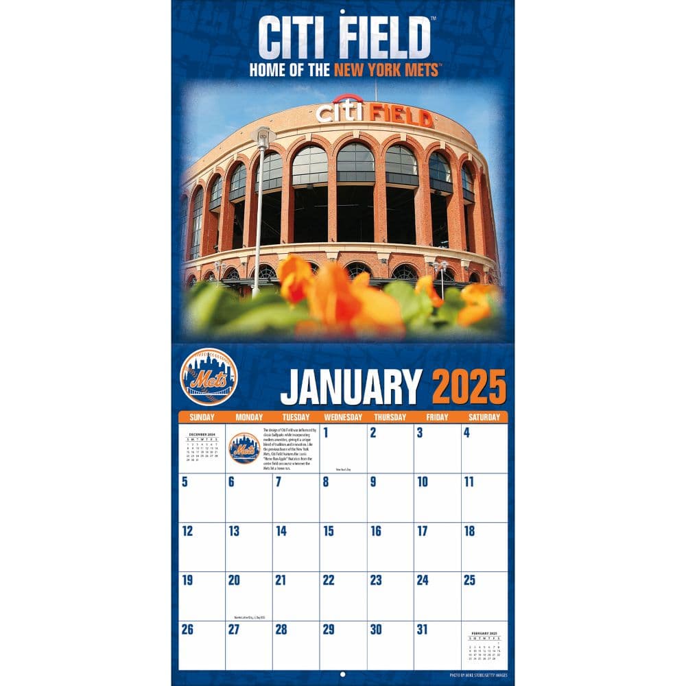 MLB Iconic Ballparks 2025 Wall Calendar - Calendars.com
