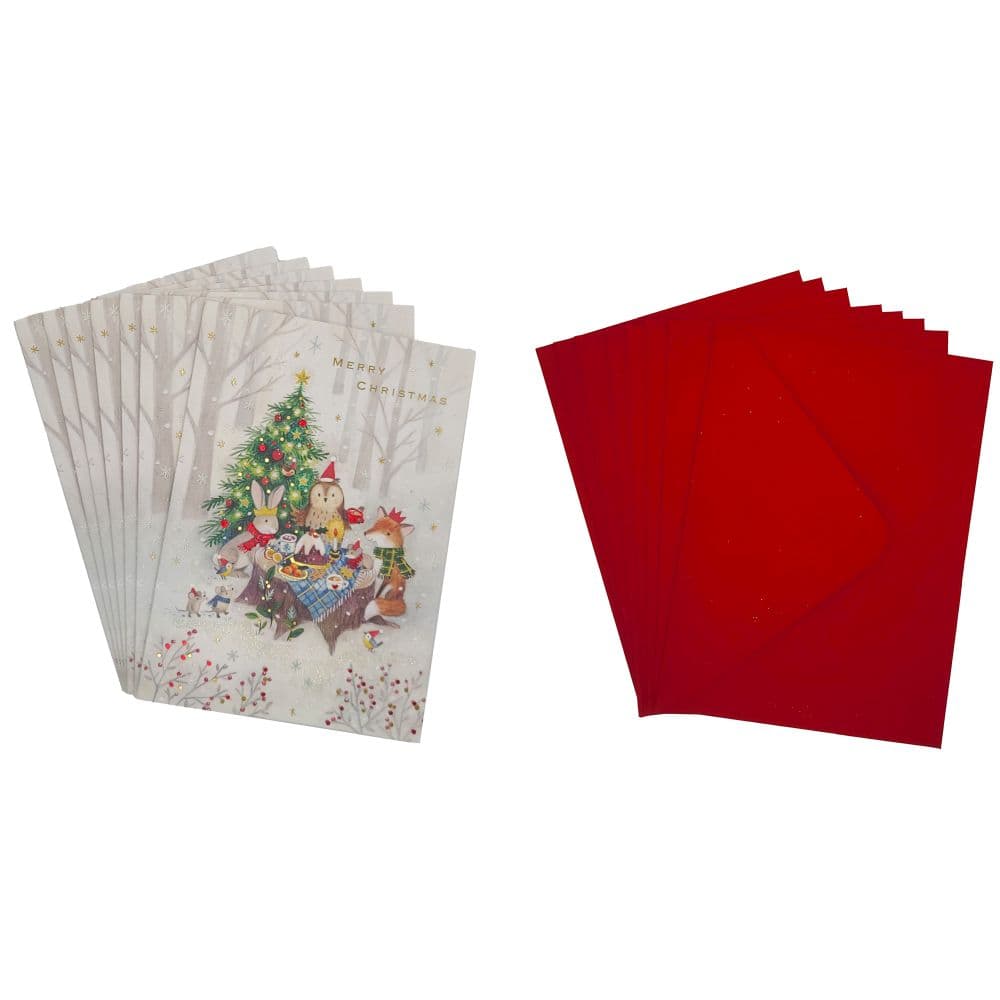 Woodland Christmas Feast Christmas Card Alt5