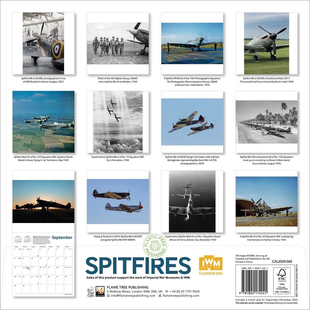 Spitfires Imperial War Mus Wall back cover  width=''1000'' height=''1000''