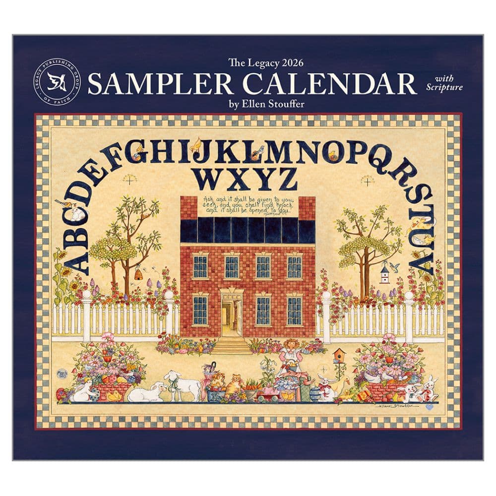 Sampler Calendar by Ellen Stouffer 2026 Wall Calendar Main Image
