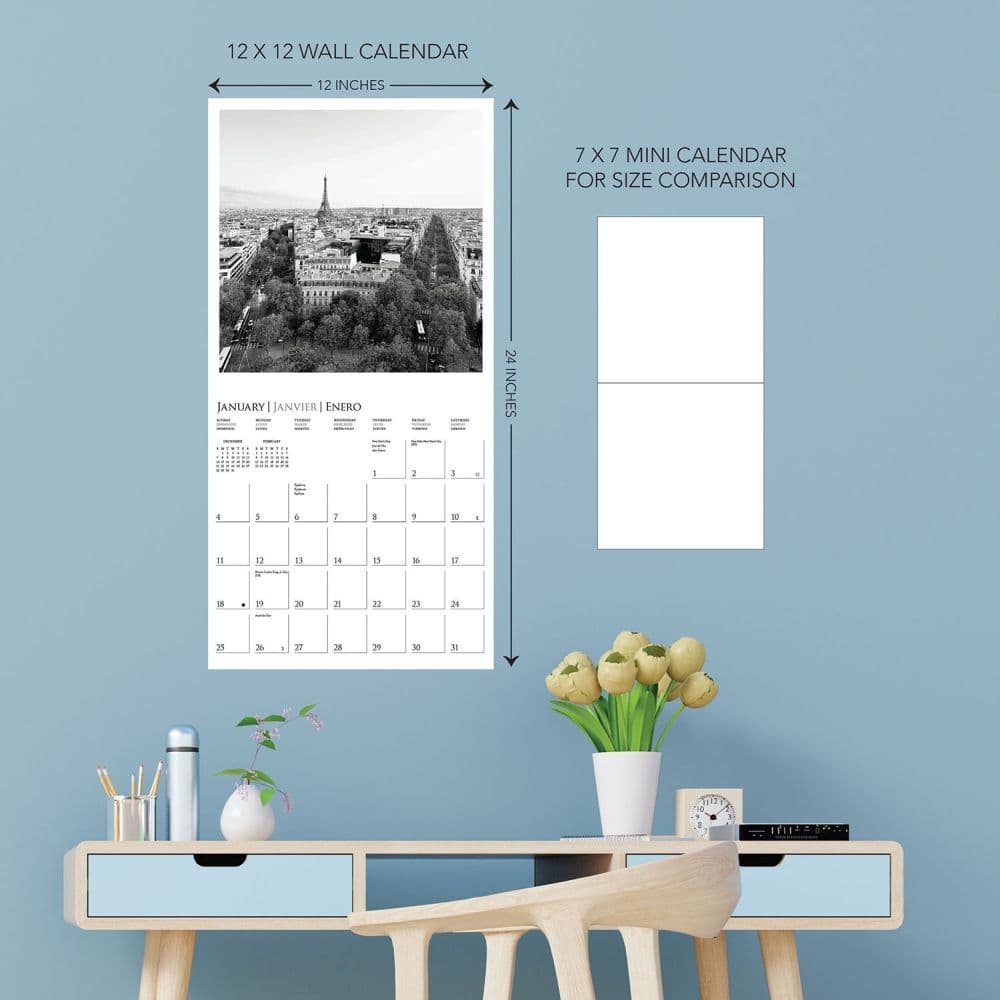 Paris 2026 Wall Calendar Third Alternate Image