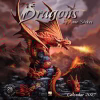image Dragons by Anne Stokes 2027 Wall Calendar Main Product Image