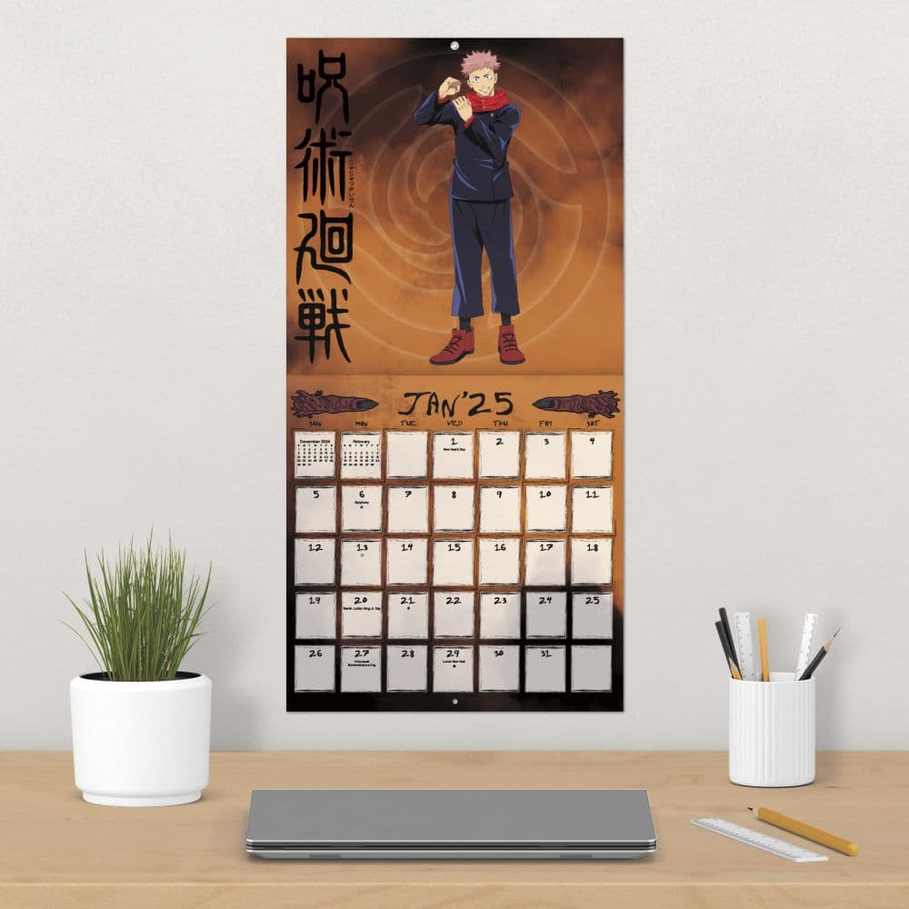 Jujutsu Kaisen 2025 Wall Calendar Alt4