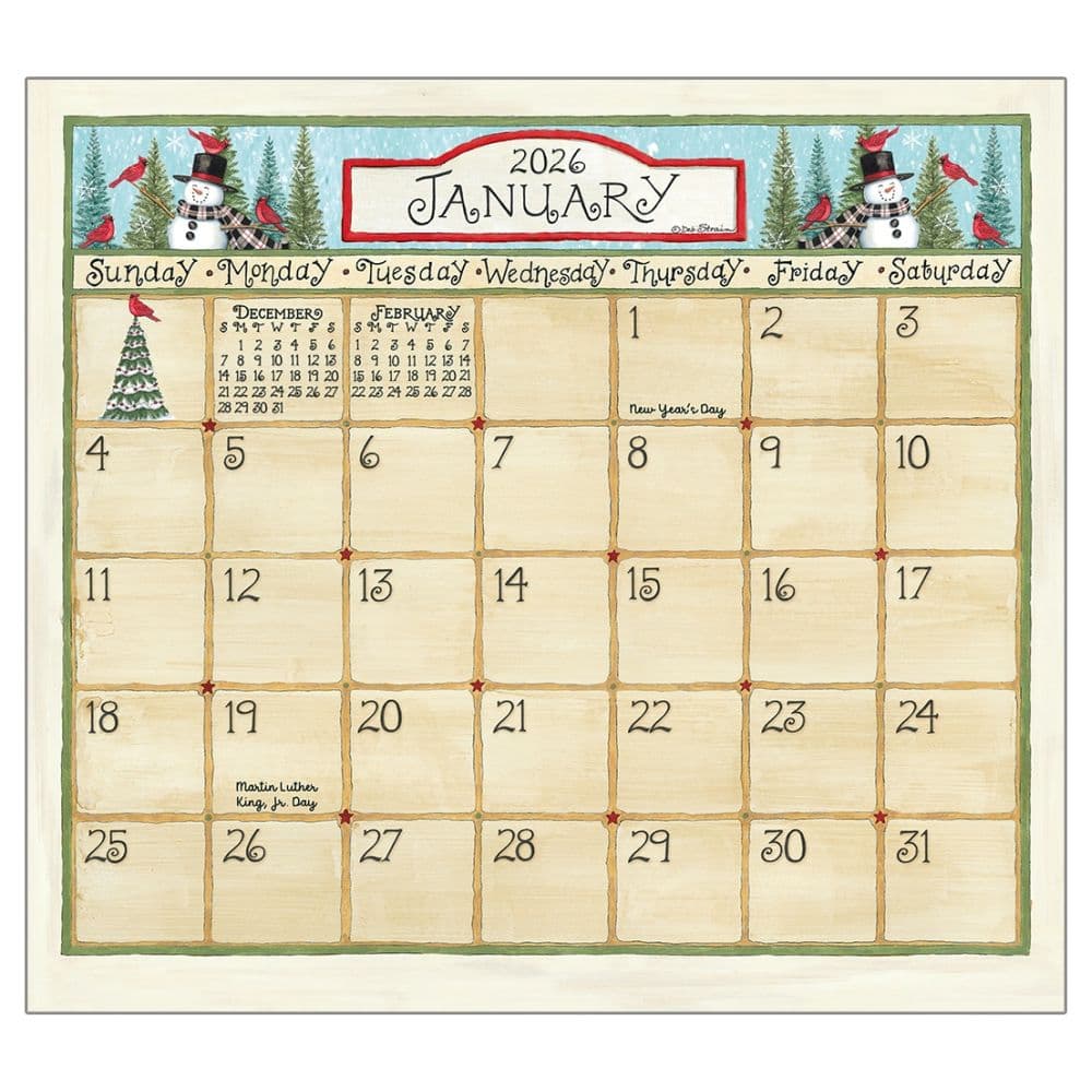 Coming Home by Deb Strain 2026 Magnetic Calendar Main Image