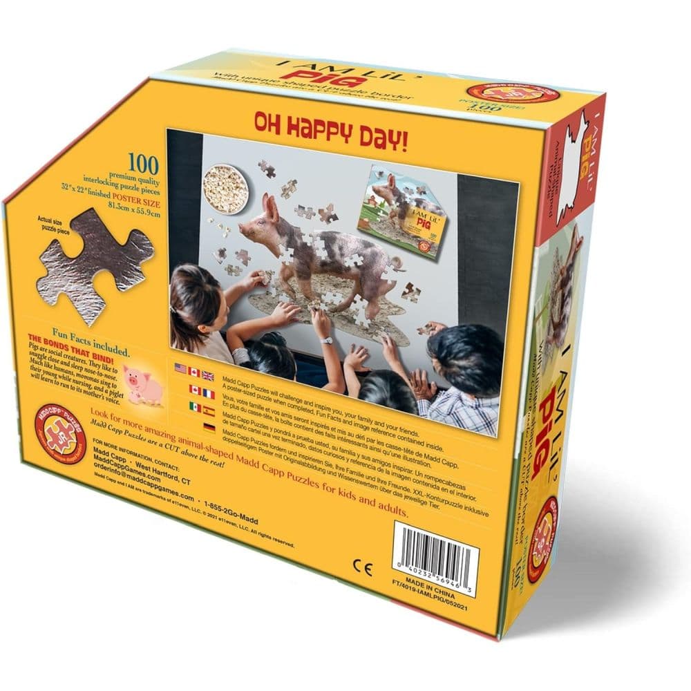 I Am Lil Pig 100 Piece Puzzle Second Alternate Image