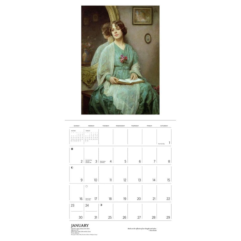 Best The Reading Woman Engagement Calendar 2022 Free Photos