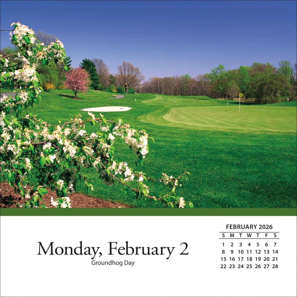 Golf Courses 2026 Desk Calendar_ALT3
