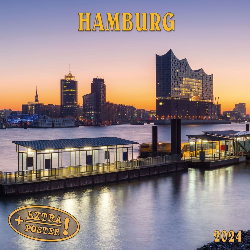 Hamburg 2024 Wall Calendar