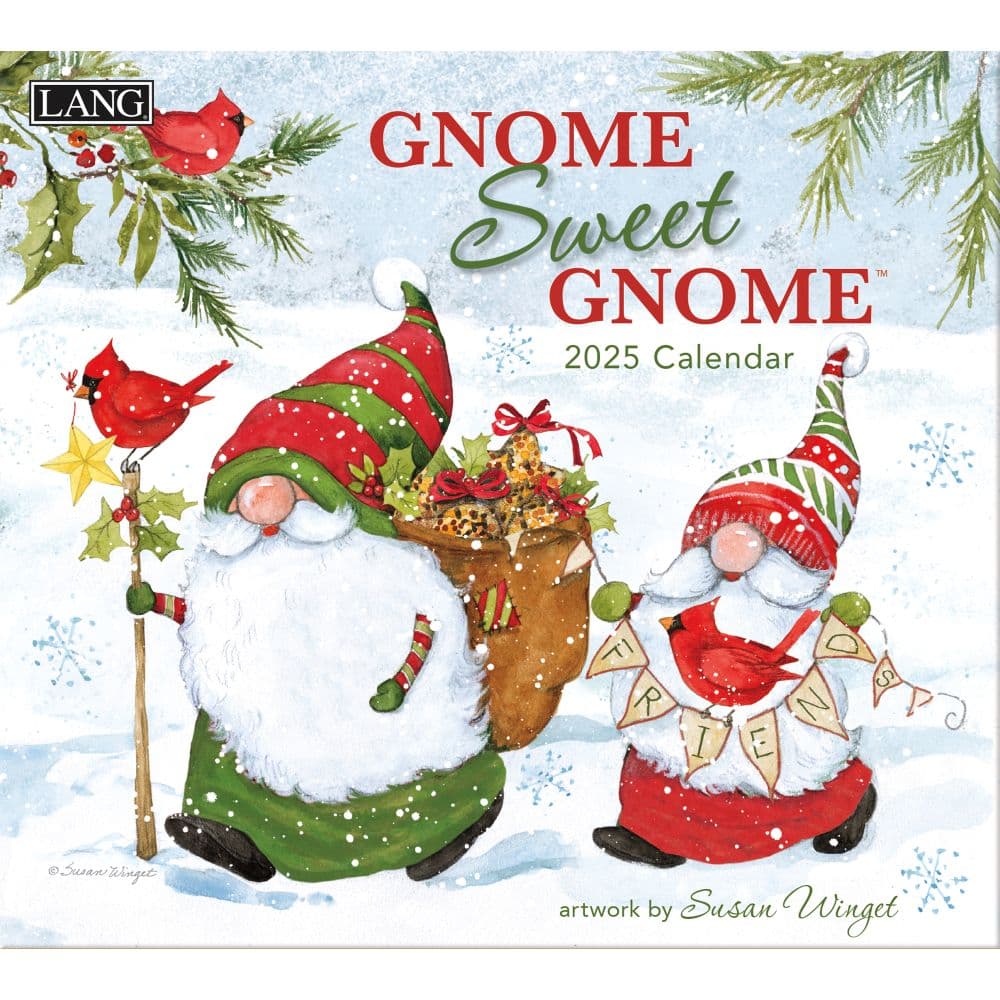 Gnome Sweet Gnome Special Edition 2025 Wall Calendar