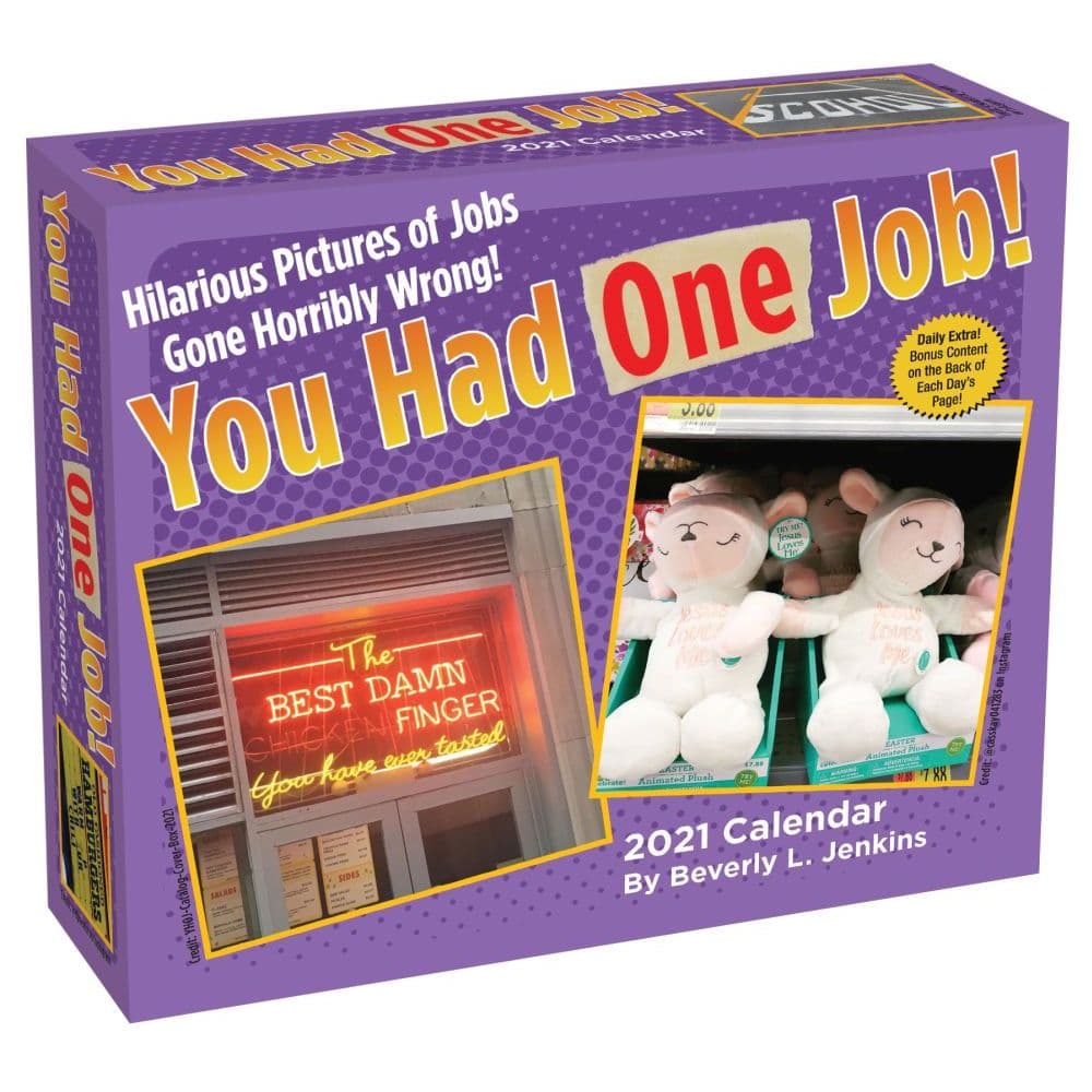 You Had One Job Desk Calendar