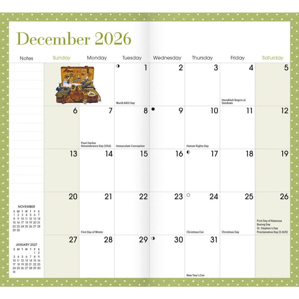 Wysocki Cat Tales 2 Year 2026 Pocket Planner Third Alternate Image