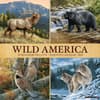 image Wild America 2025 Wall Calendar  Main Image