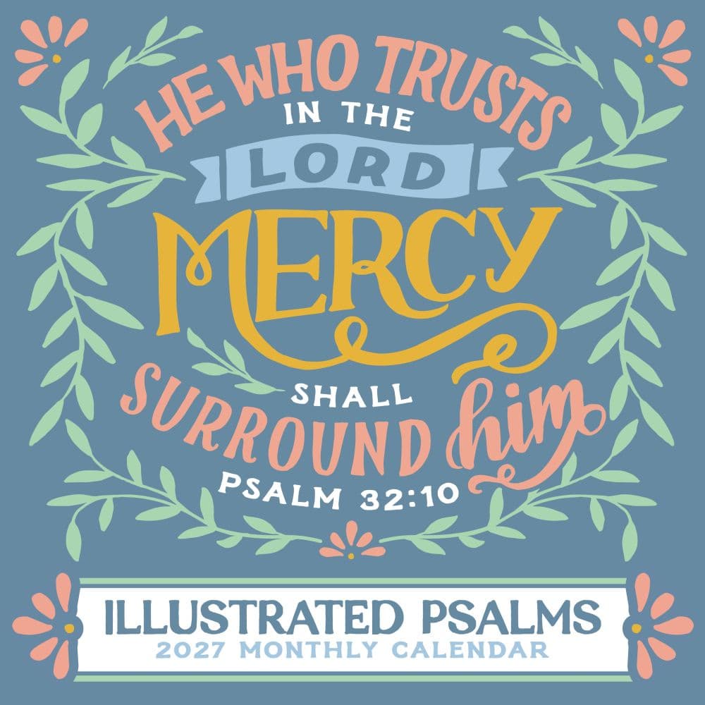 Illustrated Psalms 2027 Wall Calendar Main Product Image