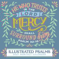 image Illustrated Psalms 2027 Wall Calendar Main Product Image