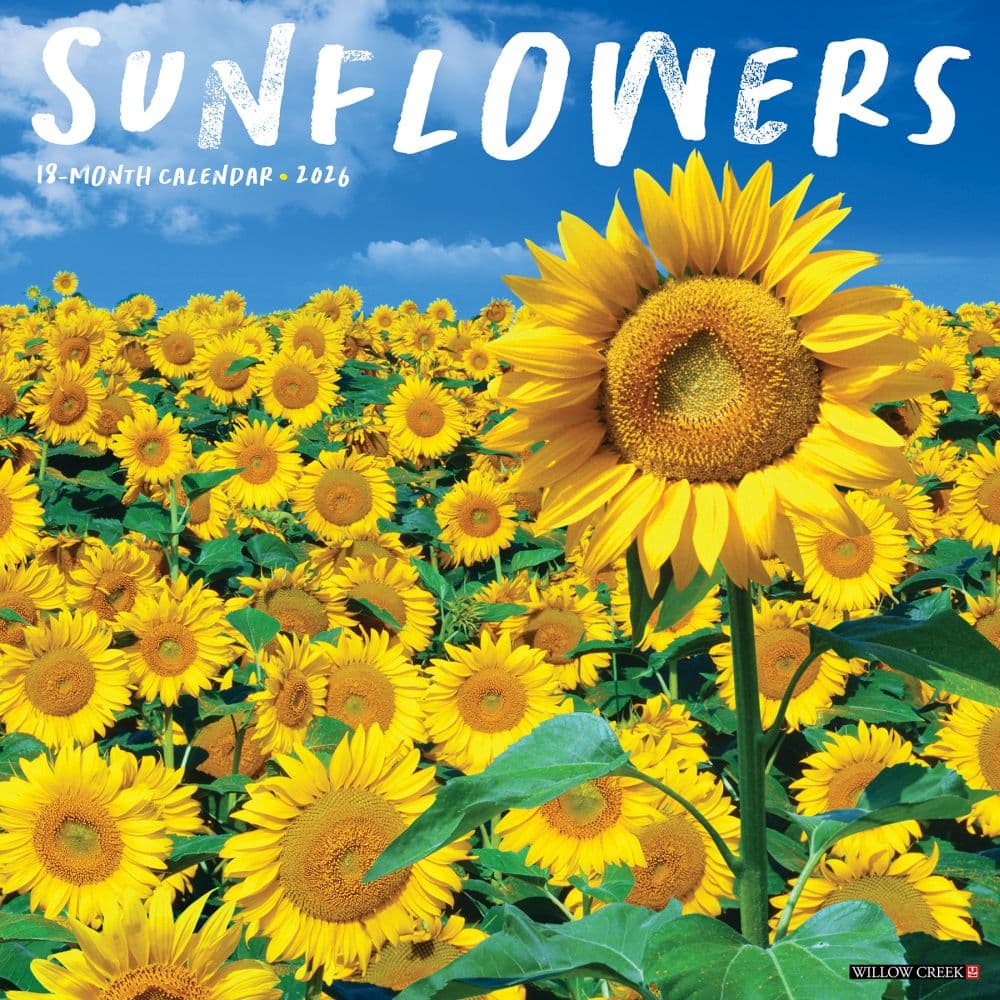 Sunflowers 2026 Wall Calendar  Main Image