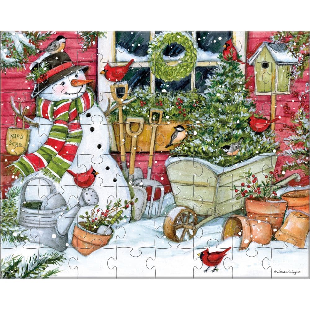 Snowman Friends Large 4 Pack Puzzle Set Fourth Alternate Image