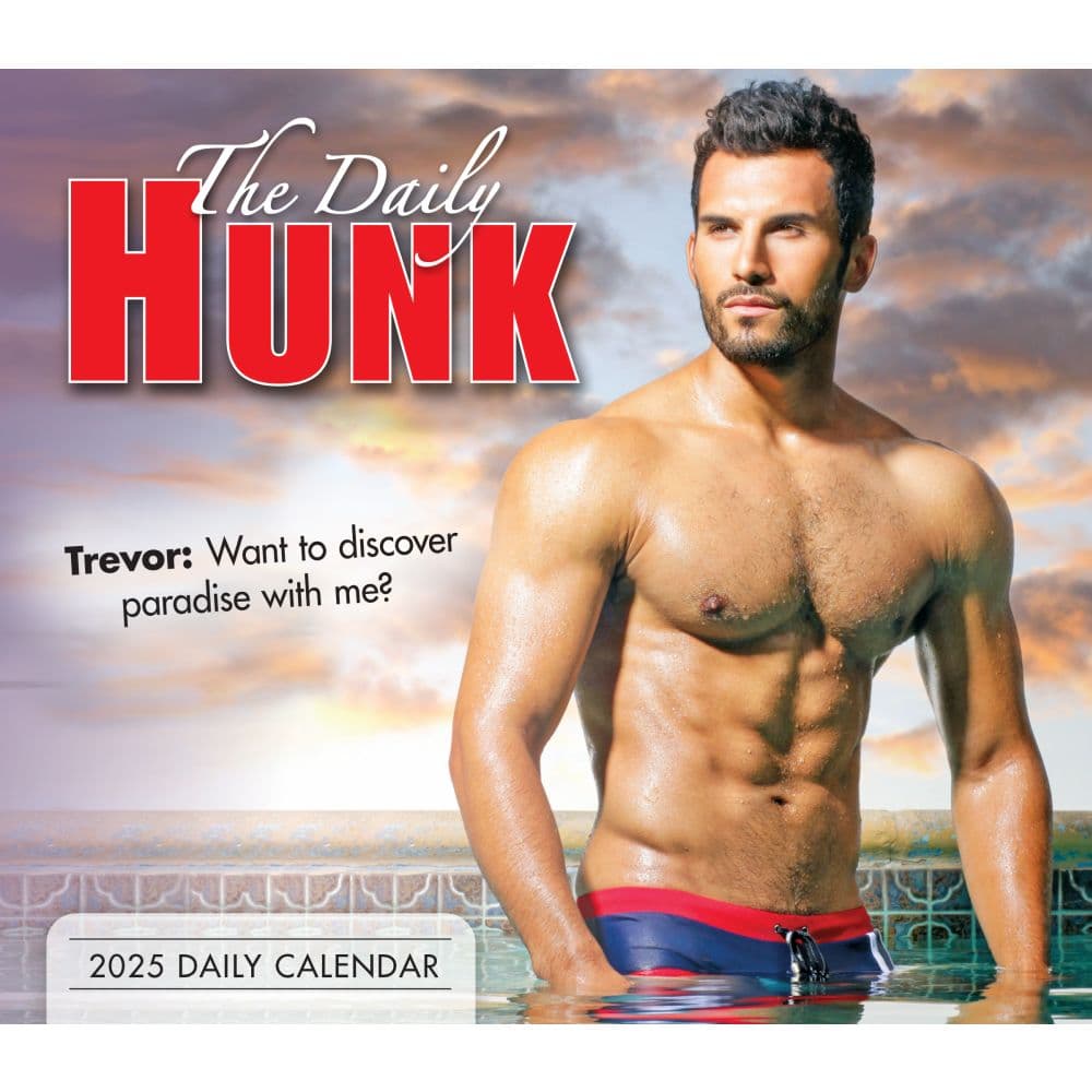 Daily Hunk Get Things Done 2025 Desk Calendar Fifth Alternate Image width=&quot;1000&quot; height=&quot;1000&quot;