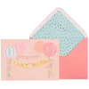 image Baby Girl Banners &amp; Balloons New Baby Card