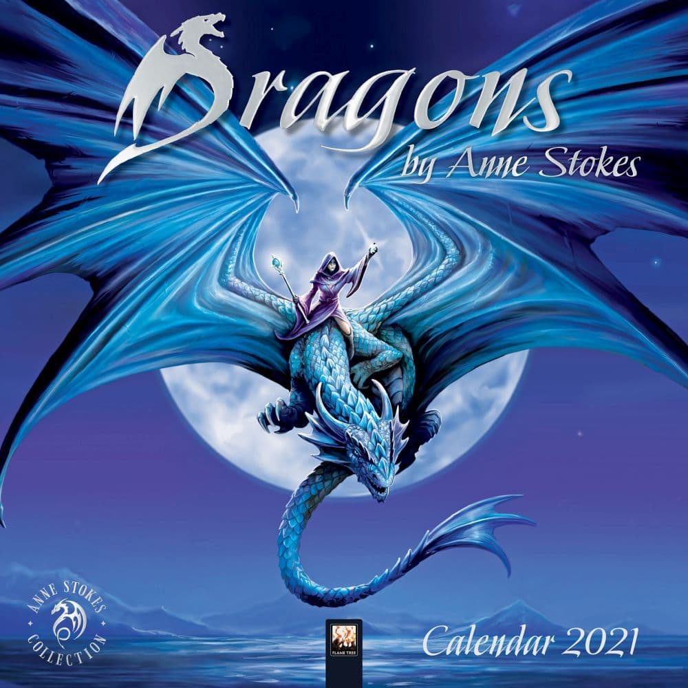 2021 Dragons Stokes Wall Calendar