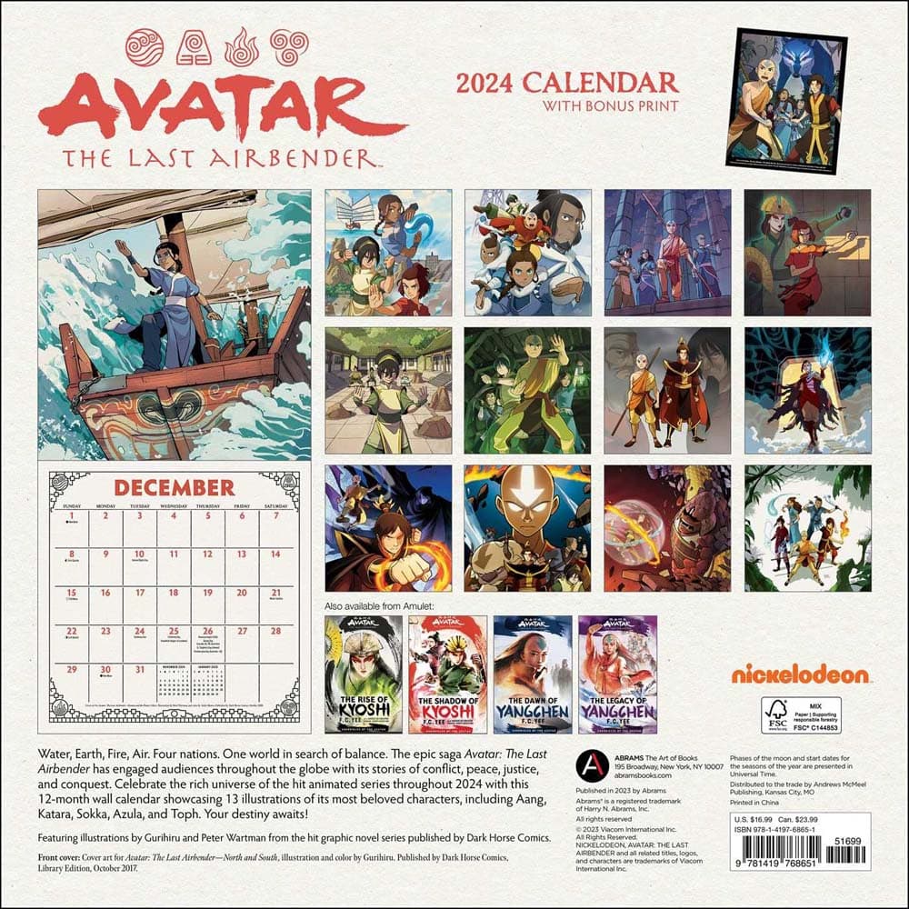 Avatar Last Airbender Collect Edit Wall Back Cover width=''1000'' height=''1000''