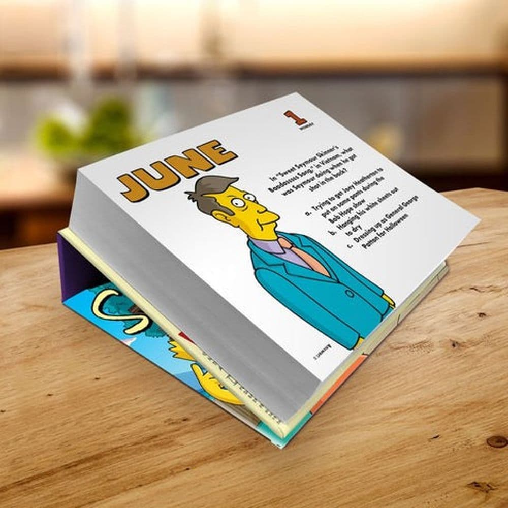 Simpsons 2026 Desk Calendar Seventh Alternate Image