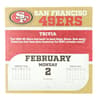 image NFL San Francisco 49ers 2026 Desk Calendar Third Alternate Image