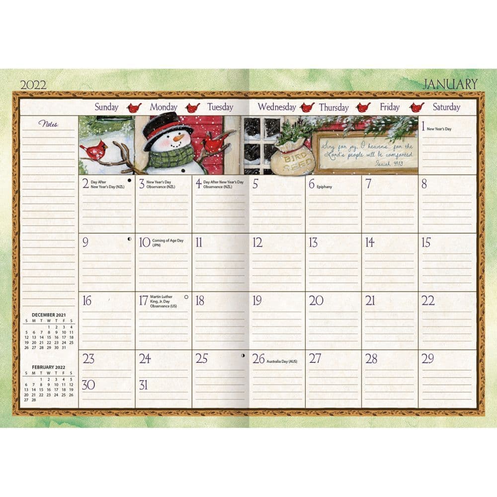 Bountiful Blessings 2022 Monthly Pocket Planner - Calendars.com