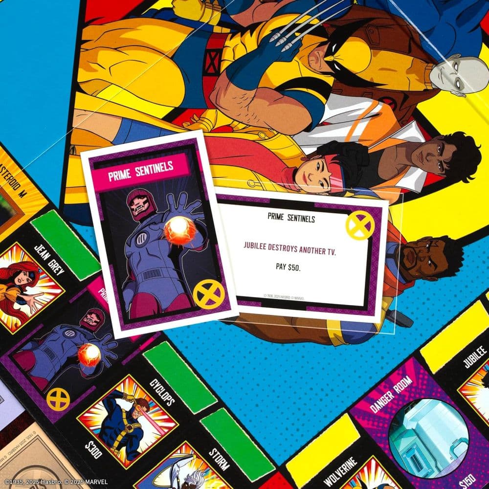 Monopoly X-Men 97 Edition Board Game Fifth Alternate Image