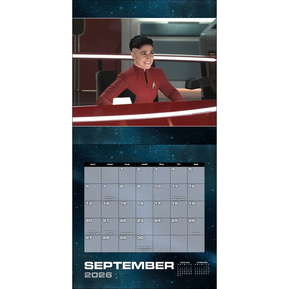 Star Trek Strange New Worlds 2026 Wall Calendar Fourth Alternate Image